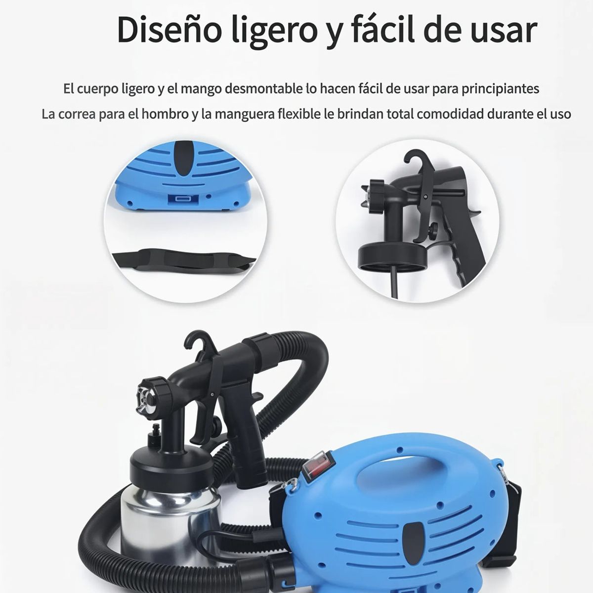 U BUY - Pistola Pulverizadora Eléctrica De Mano Con Salida De Pulver