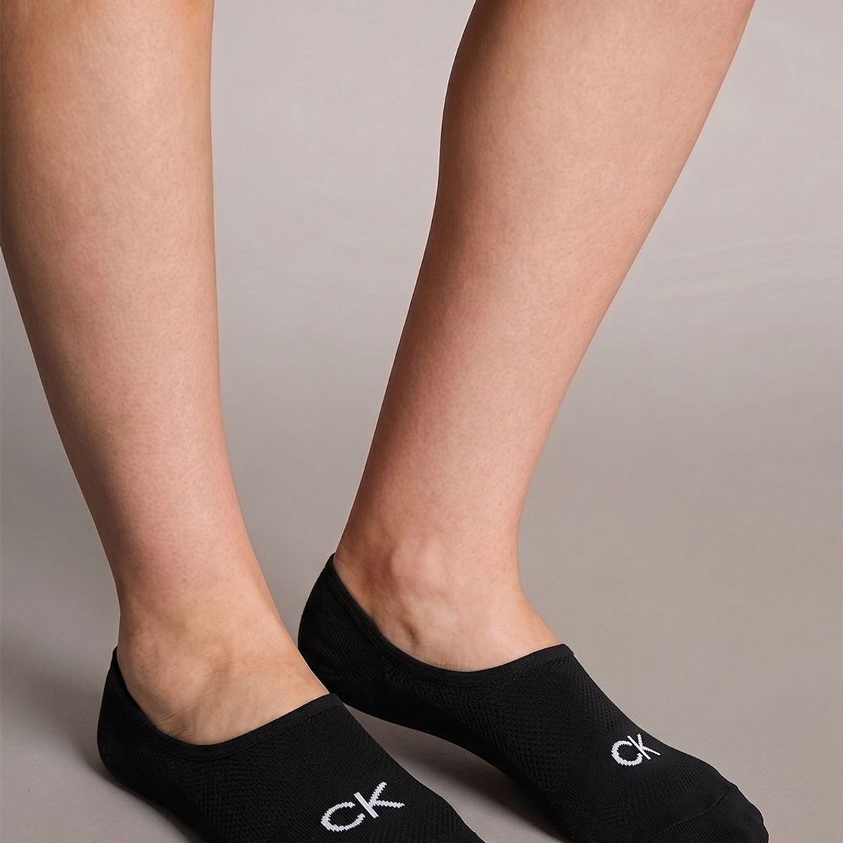 CALVIN KLEIN - Pack de 5 Calcetines Invisibles de Punto Liso