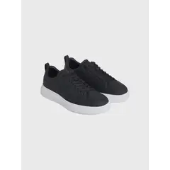 CALVIN KLEIN - Zapatillas de Cuero Low Top Lace Up