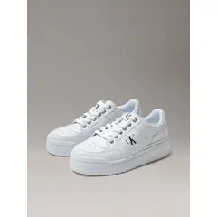 CALVIN KLEIN - Zapatillas con Suela Gruesa Alta Blanco