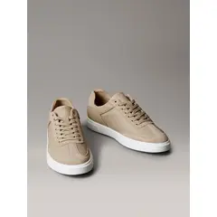 CALVIN KLEIN - Zapatillas en Texturas Mixtas Beige