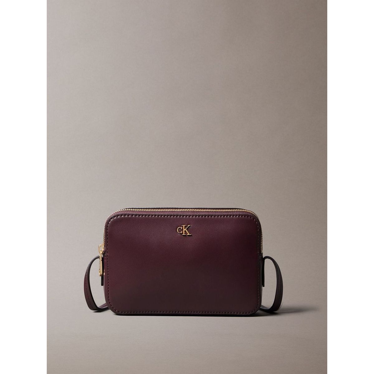 CALVIN KLEIN - Bandolera Con Herraje Con Logo Monograma
