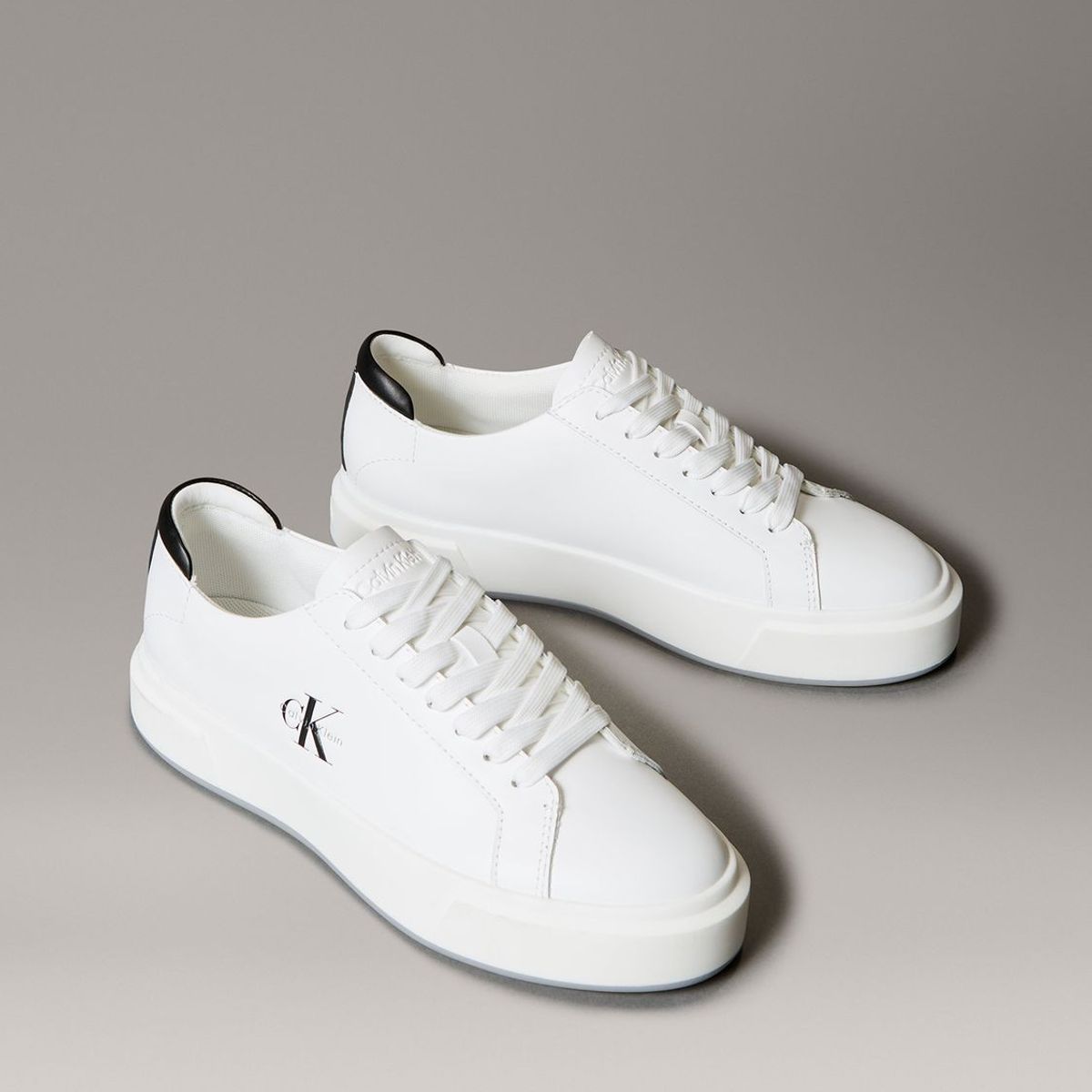 CALVIN KLEIN - Zapatillas Basket de Caña Baja Calvin Klein Blanco