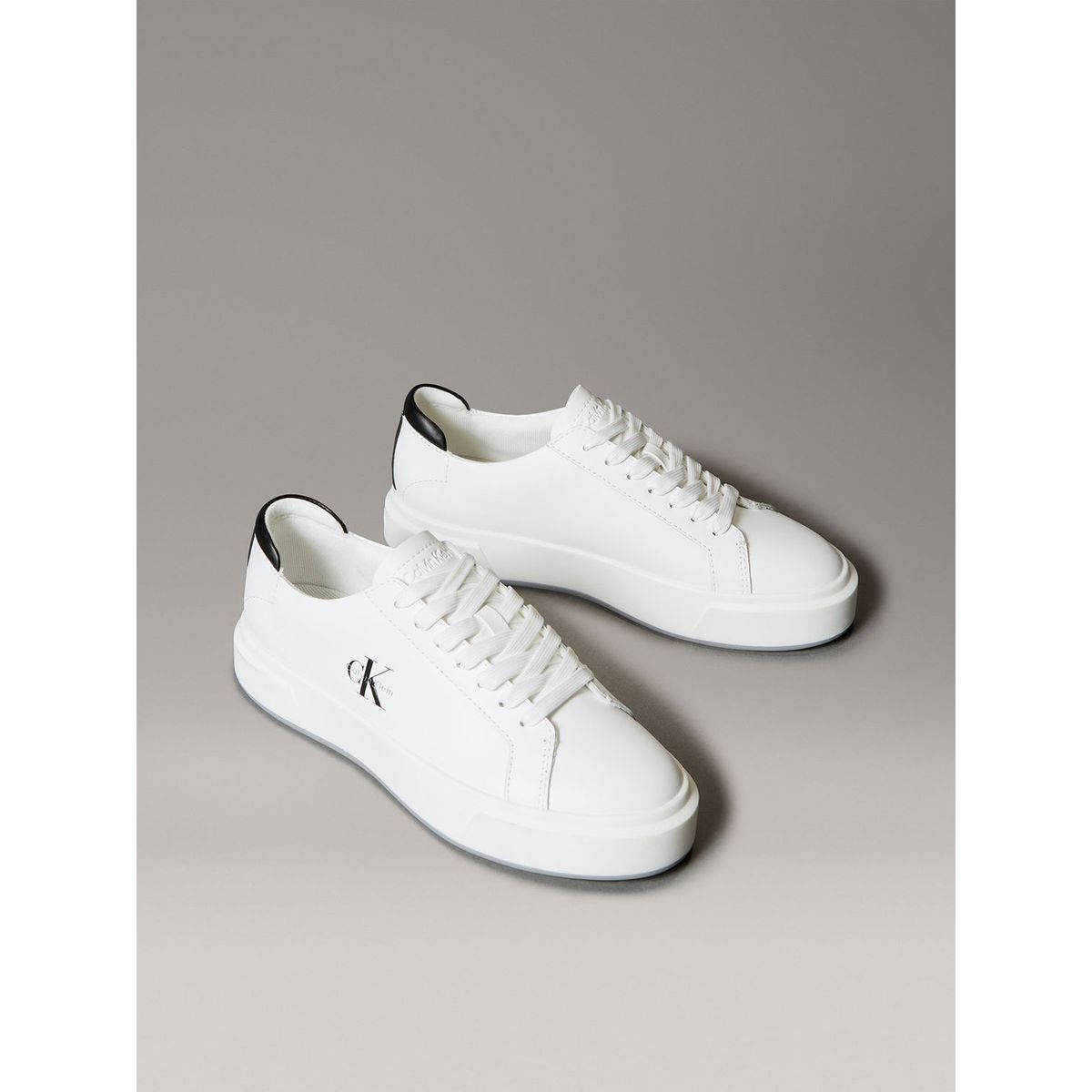 CALVIN KLEIN - Zapatillas Basket de Caña Baja Calvin Klein Blanco