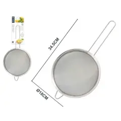 GENERICO - Colador De Malla Fina En Acero Inoxidable 34.5cm