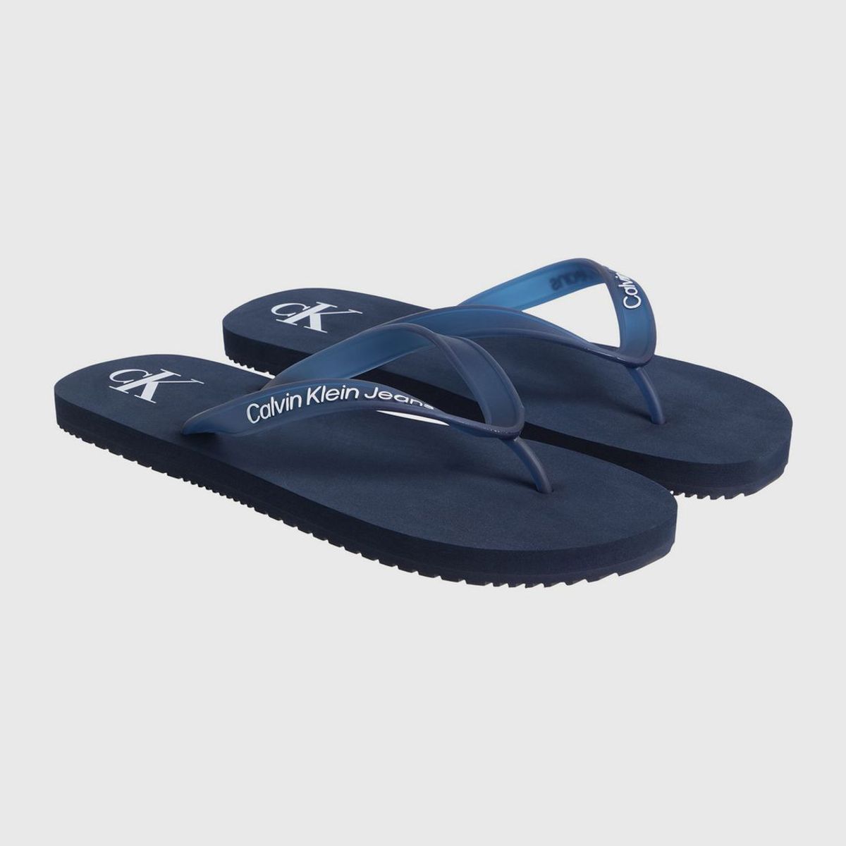 CALVIN KLEIN - Sandalias con Logotipo Calvin Klein Azul