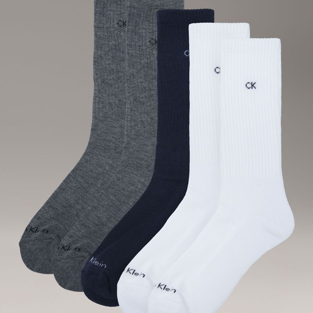 CALVIN KLEIN - Pack de 5 Calcetines Largos con Monograma Calvin Klein Multicolor