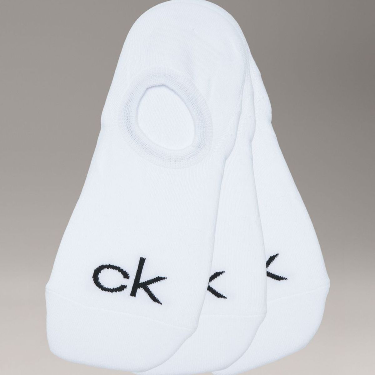 CALVIN KLEIN - Pack de 3 Calcetines con Logo Calvin Klein Blanco