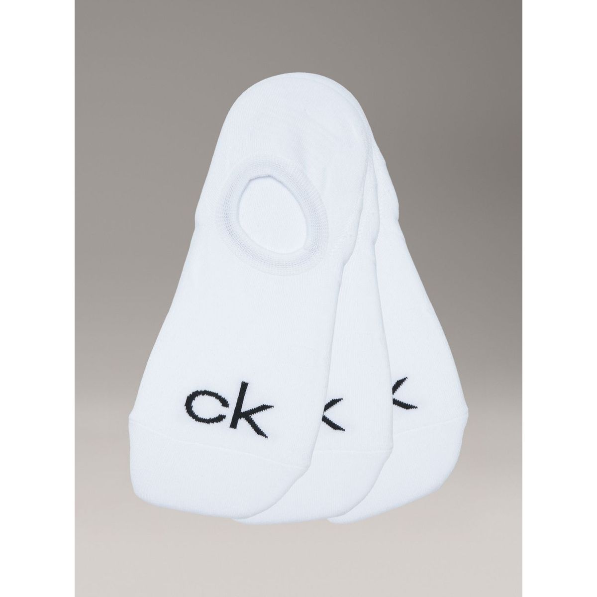 CALVIN KLEIN - Pack de 3 Calcetines con Logo Calvin Klein Blanco