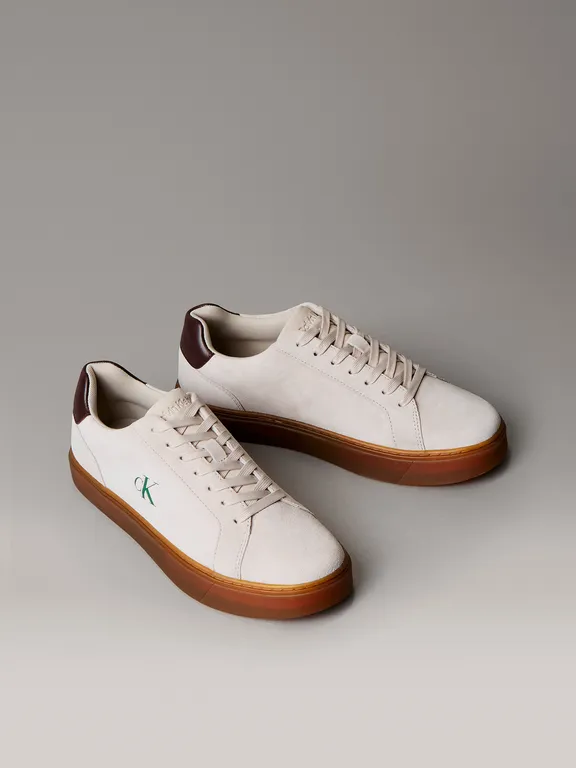 Zapatillas Clásicas con Suela Gruesa Beige