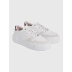 CALVIN KLEIN - Zapatillas Cupsole Lace Up Blanco