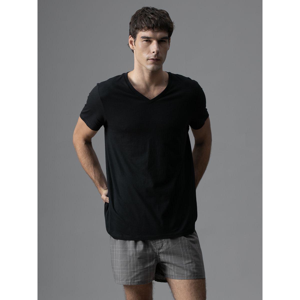 CALVIN KLEIN - Pack de 3 Camisetas Cuello V Cotton Classics