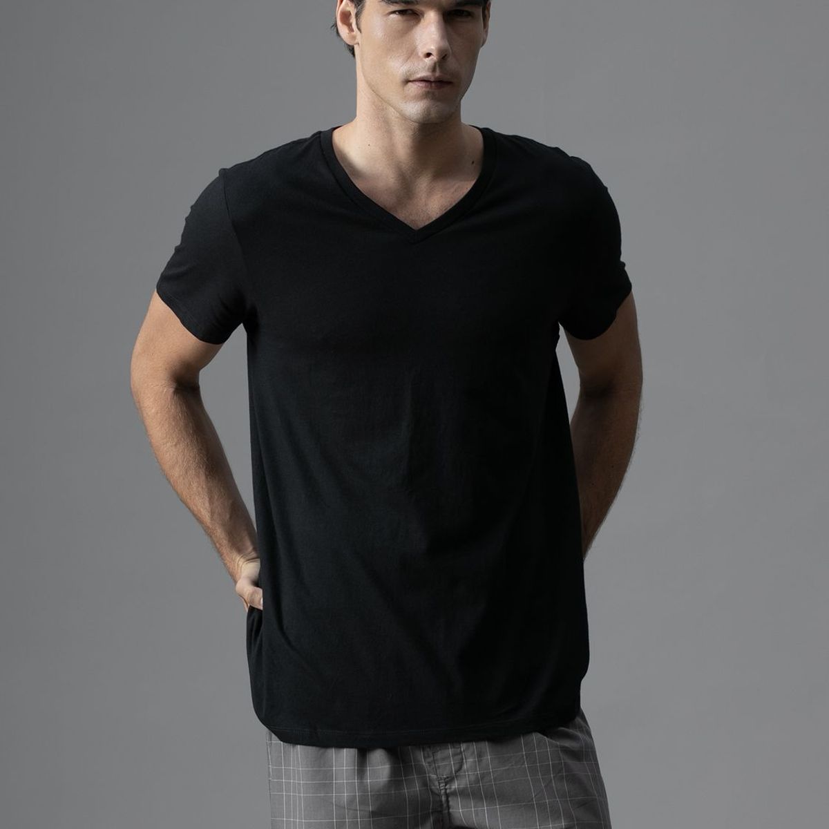 CALVIN KLEIN - Pack de 3 Camisetas Cuello V Cotton Classics