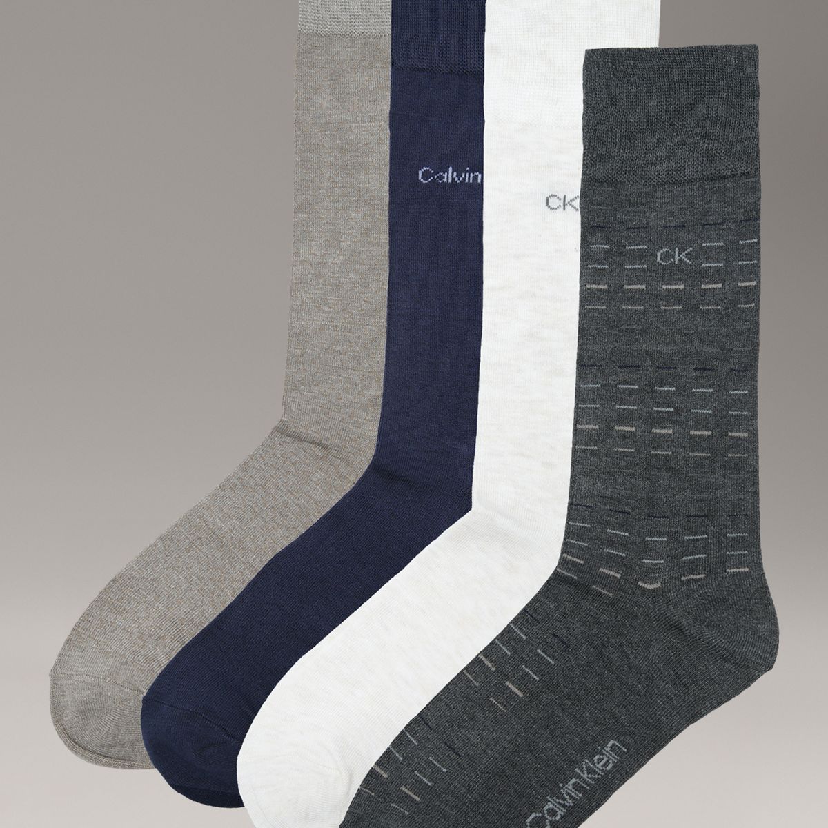 CALVIN KLEIN - Pack de 4 Calcetines de Vestir en Rayón Calvin Klein Multicolor