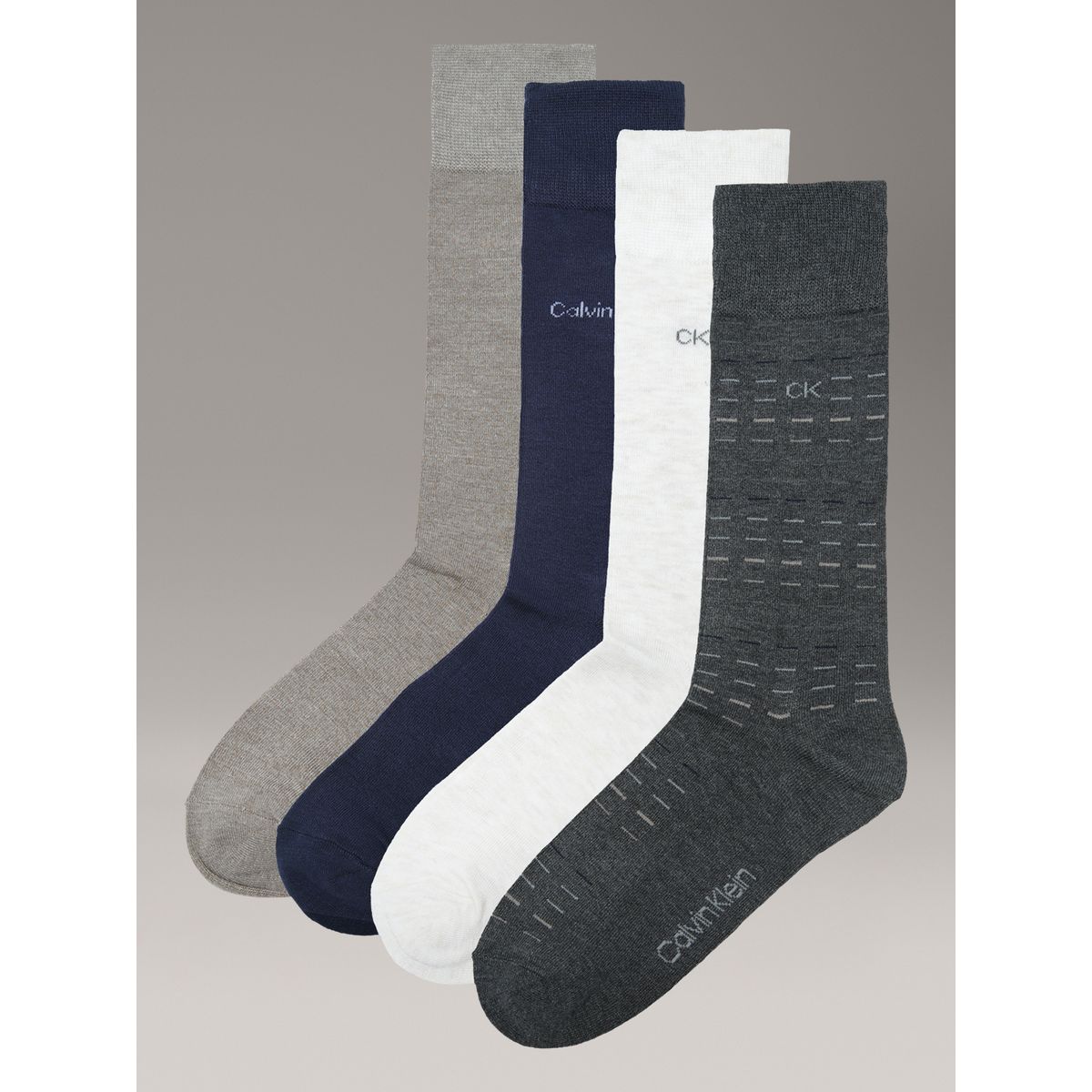 CALVIN KLEIN - Pack de 4 Calcetines de Vestir en Rayón Calvin Klein Multicolor