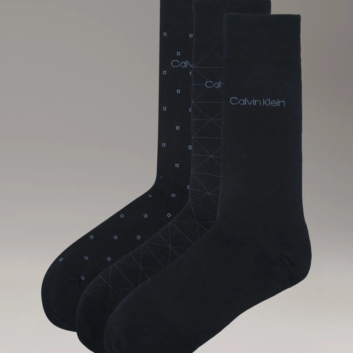 CALVIN KLEIN - Pack de 3 Calcetines de Vestir Calvin Klein Azul