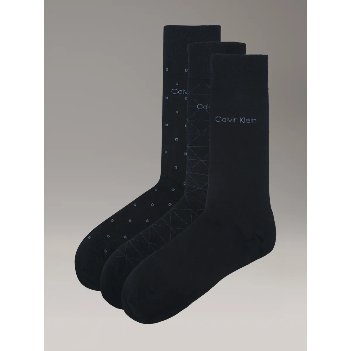 CALVIN KLEIN - Pack de 3 Calcetines de Vestir Calvin Klein Azul