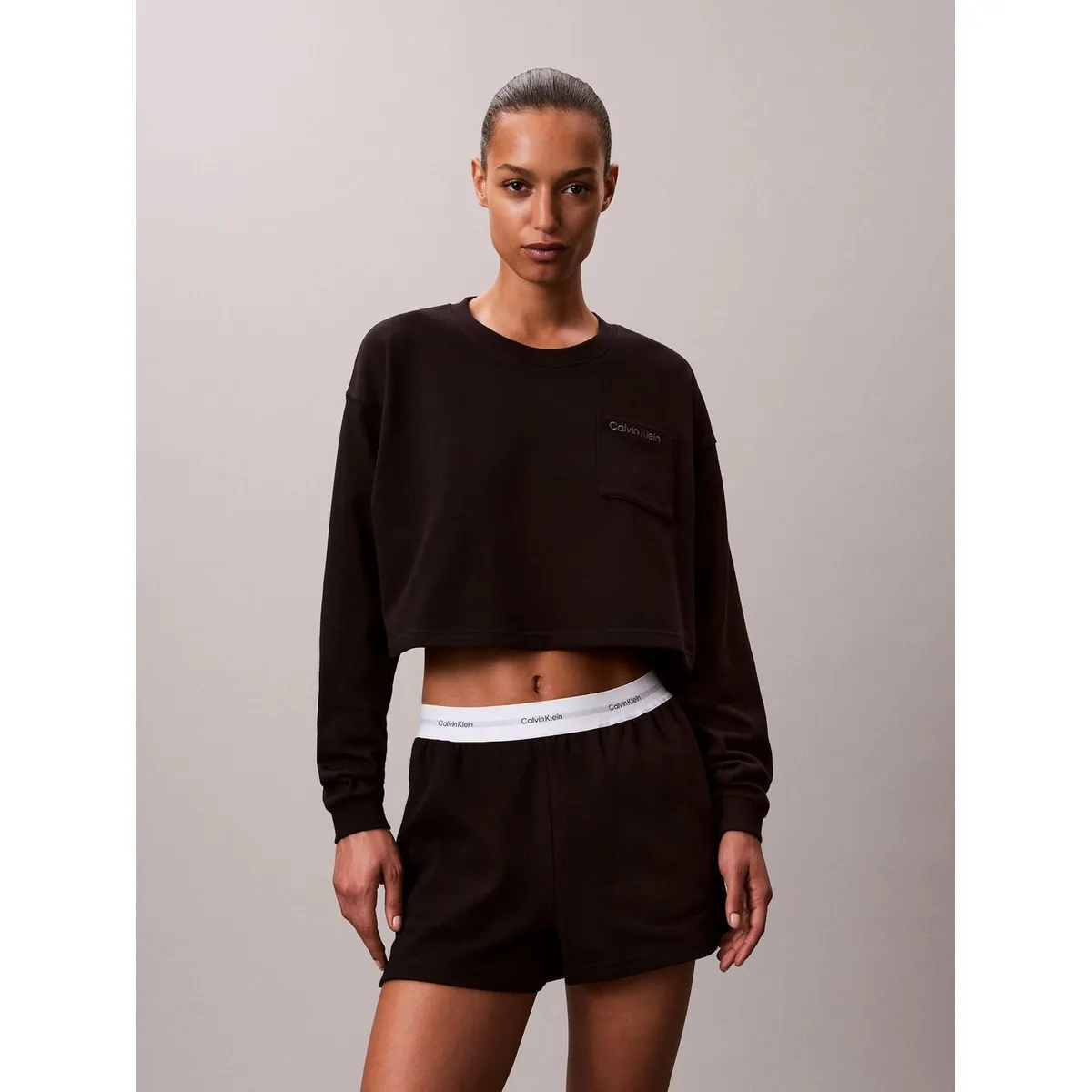 CALVIN KLEIN - Short de Pijama en Algodón
