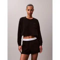 CALVIN KLEIN - Short de Pijama en Algodón Negro