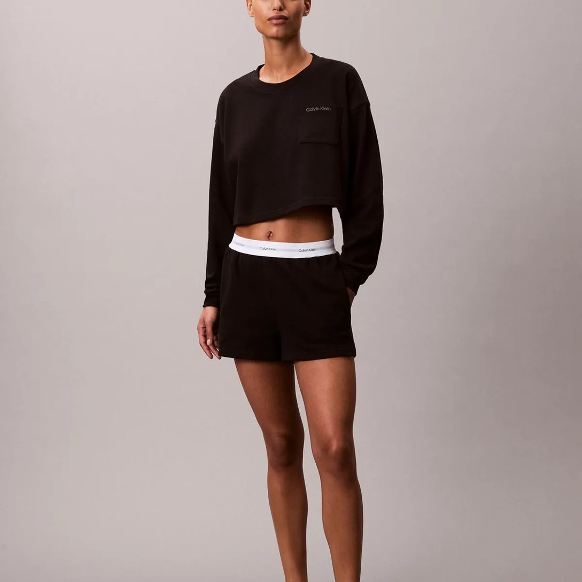 CALVIN KLEIN - Short de Pijama en Algodón