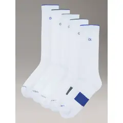 CALVIN KLEIN - Pack de 5 Calcetines Acolchados Blanco