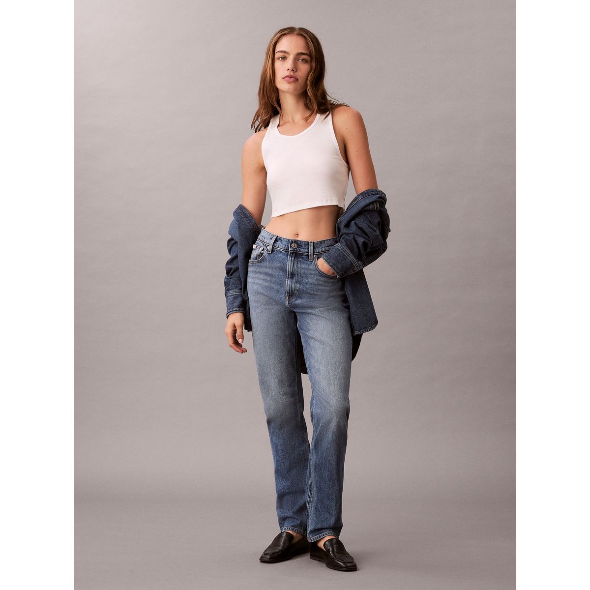 CALVIN KLEIN - Jeans New Mom Delaware Calvin Klein Azul