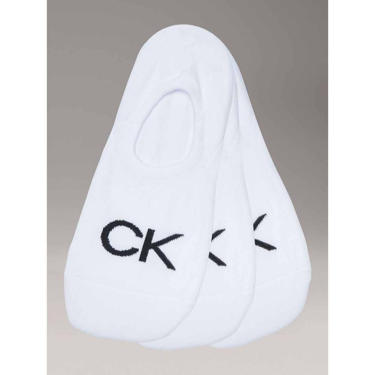 CALVIN KLEIN - Pack de 3 Calcetines Tipo Liner Calvin Klein Blanco