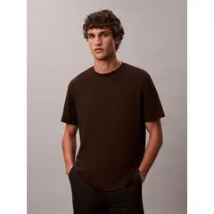 CALVIN KLEIN - Polera de Algodón Supima de Cuello Redondo