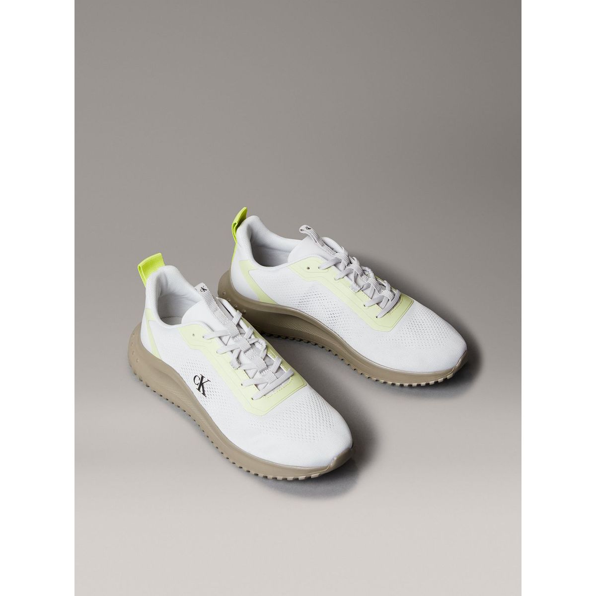CALVIN KLEIN - Zapatillas Deportivas Runner en Nailon Calvin Klein Blanco