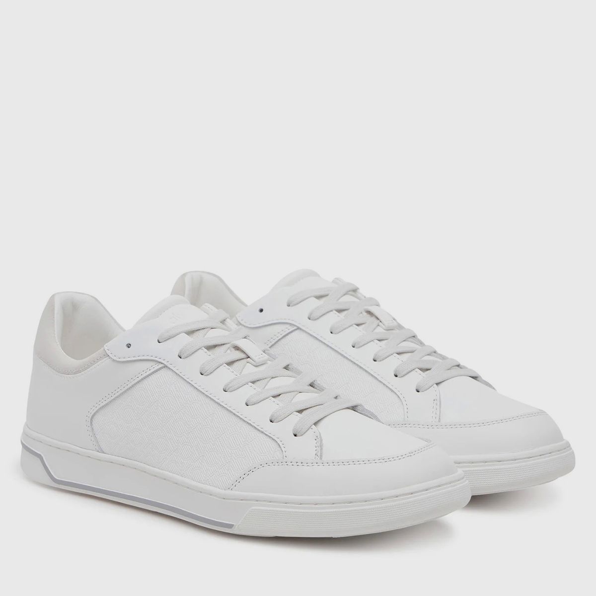 CALVIN KLEIN - Zapatillas Low Top Lace Up Mono Calvin Klein Blanco