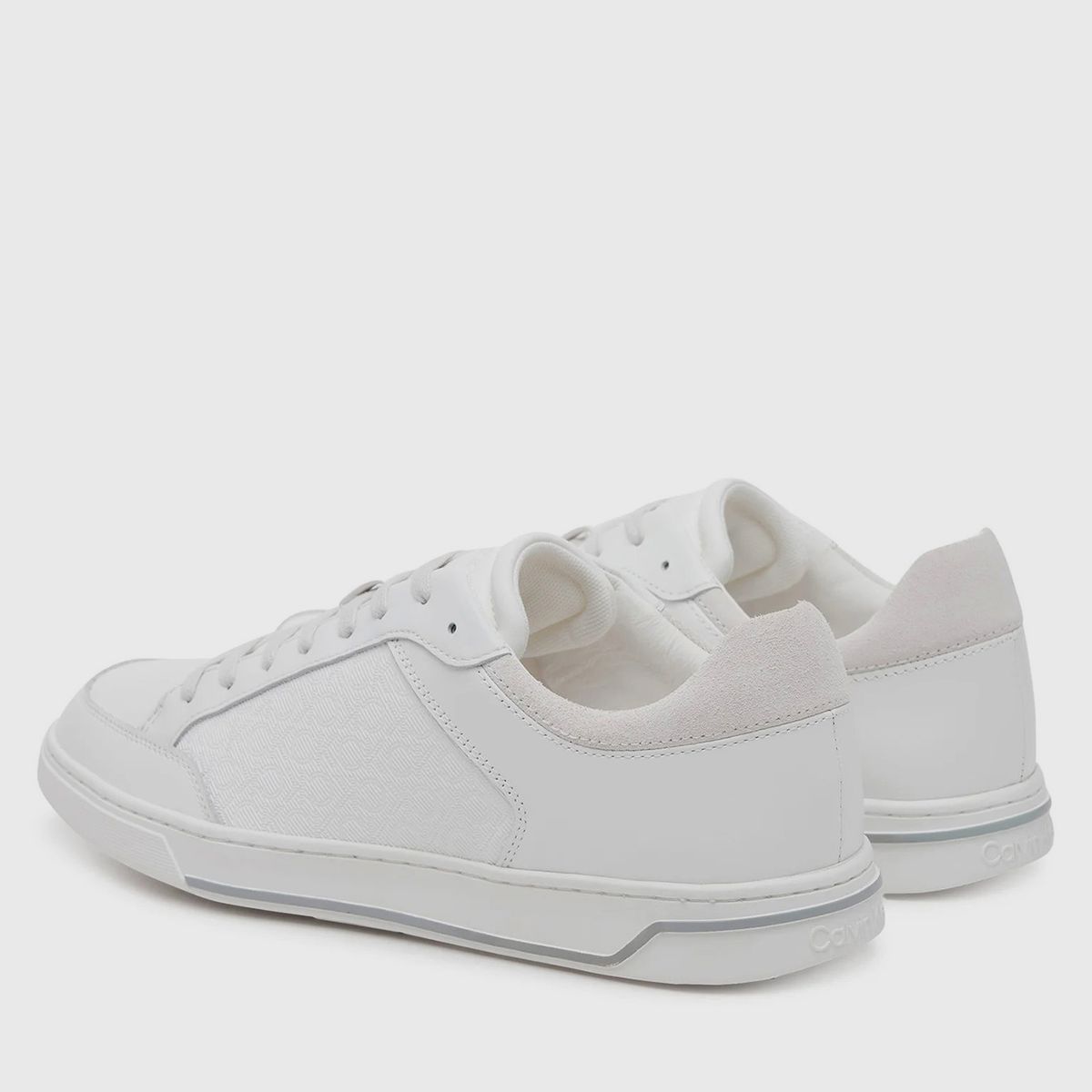 CALVIN KLEIN - Zapatillas Low Top Lace Up Mono Calvin Klein Blanco