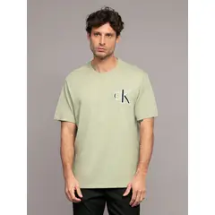CALVIN KLEIN - Polera 20S Varsity Verde