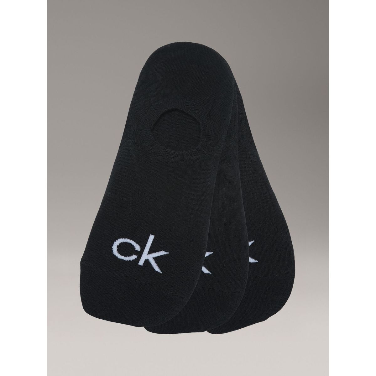 CALVIN KLEIN - Pack de 3 Calcetines Finos con Logo Calvin Klein Negro