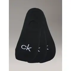 CALVIN KLEIN - Pack de 3 Calcetines Finos con Logo Negro