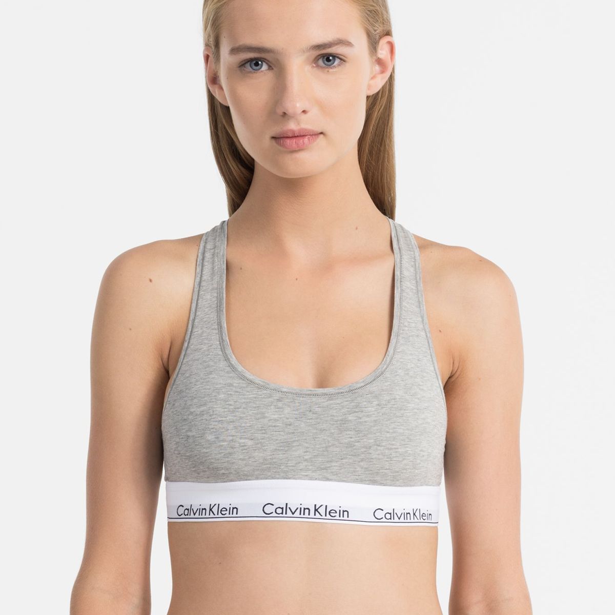CALVIN KLEIN - Bralette Modern Cotton Calvin Klein Gris