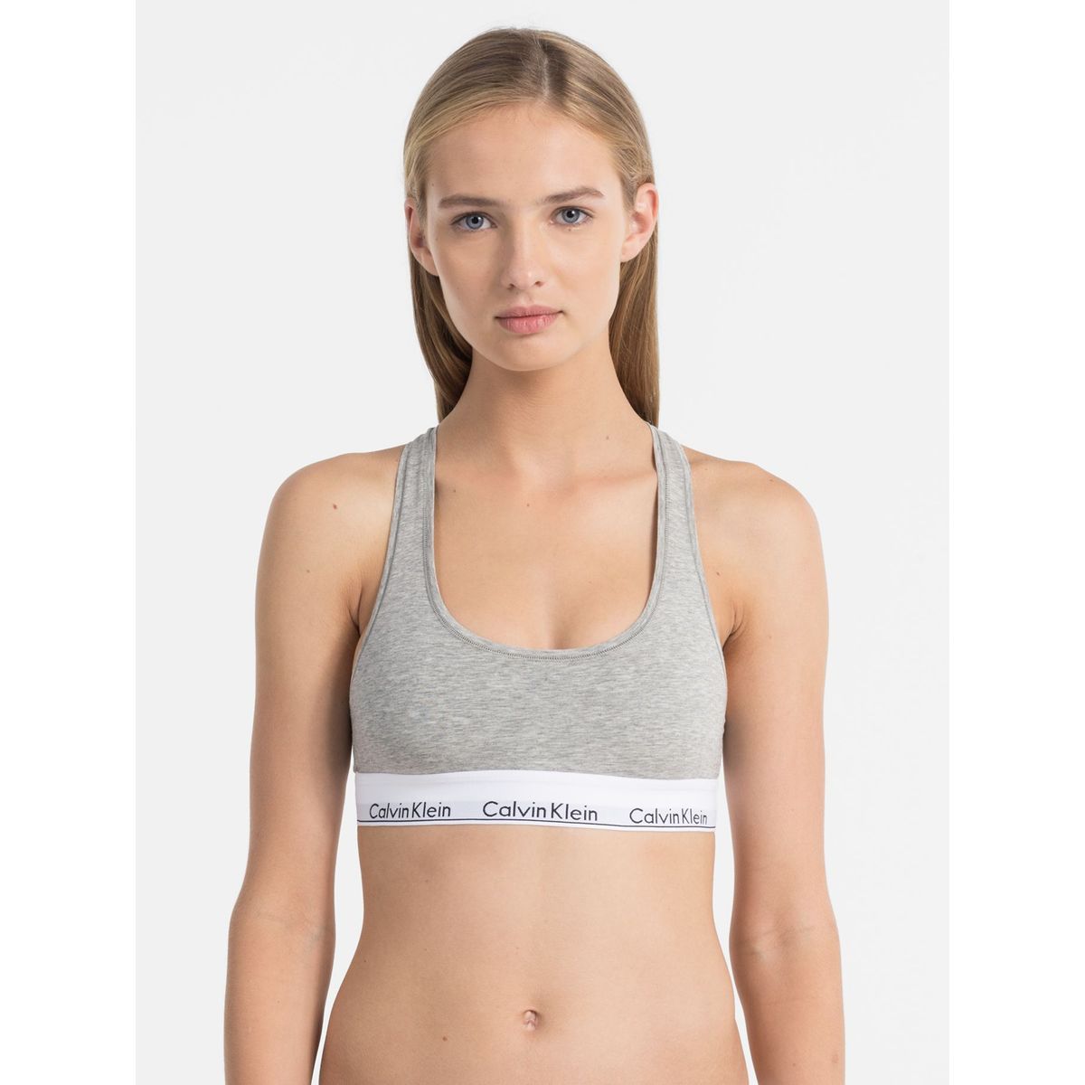 CALVIN KLEIN - Bralette Modern Cotton Calvin Klein Gris