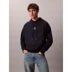 CALVIN KLEIN - Polerón con Gorro y Tejido Felpa