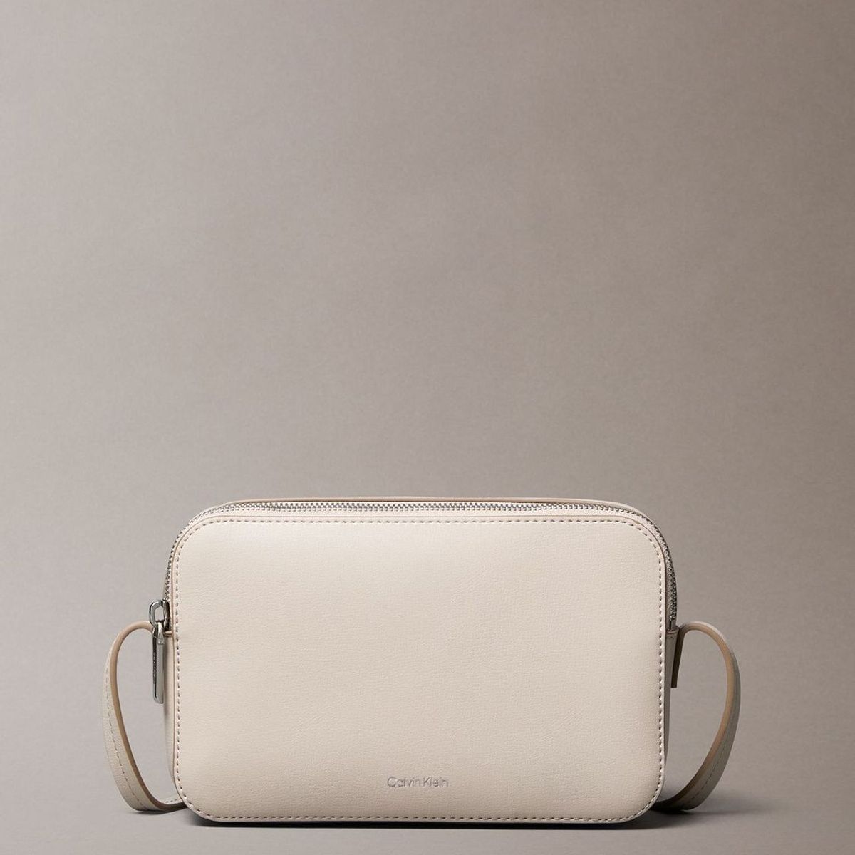 CALVIN KLEIN - Bandolera Con Cierre De Cremallera Calvin Klein Beige