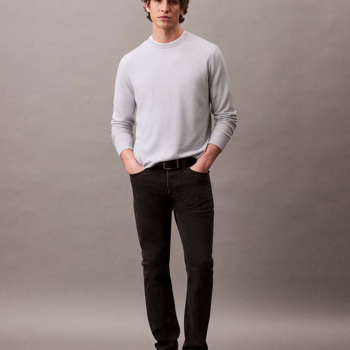 CALVIN KLEIN - Jeans Slim Essential Calvin Klein Negro