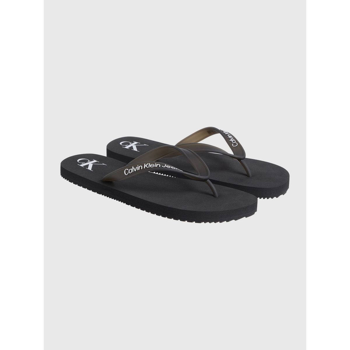 CALVIN KLEIN - Sandalias con Logotipo Calvin Klein Negro
