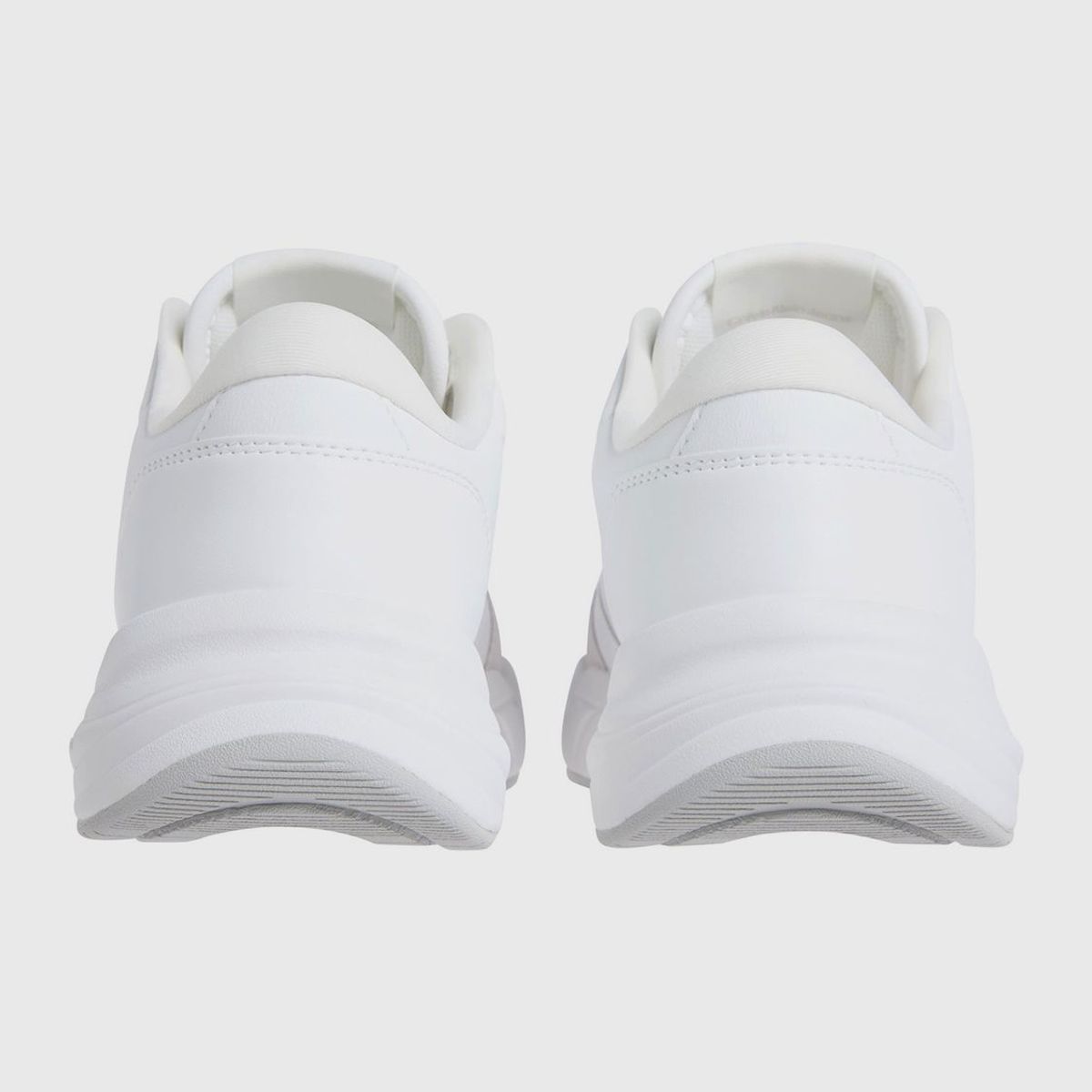 CALVIN KLEIN - Zapatillas de Cuero Retro Calvin Klein Blanco