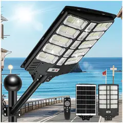 KUANGYE - Foco Solar Led Grande 3000 Watt Sensor Mov Control Y Soporte