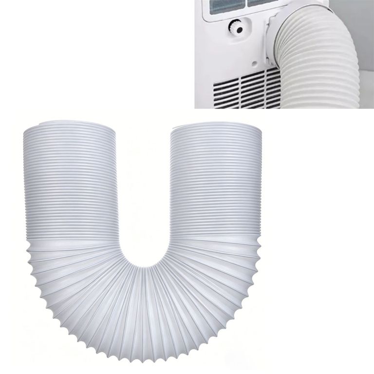 MOONCORE Tubo Flexible Extensible Aire Acondicionado 15cm Diametro 5m