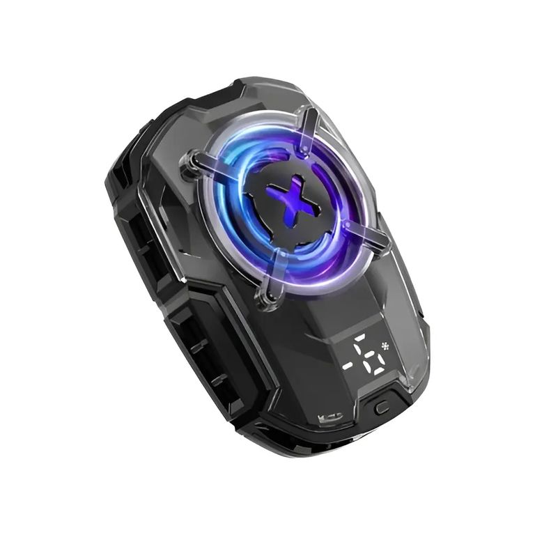 MEMO Enfriador DL16 Gamer Para Teléfono Con Cooler RGB Tipo C Negro