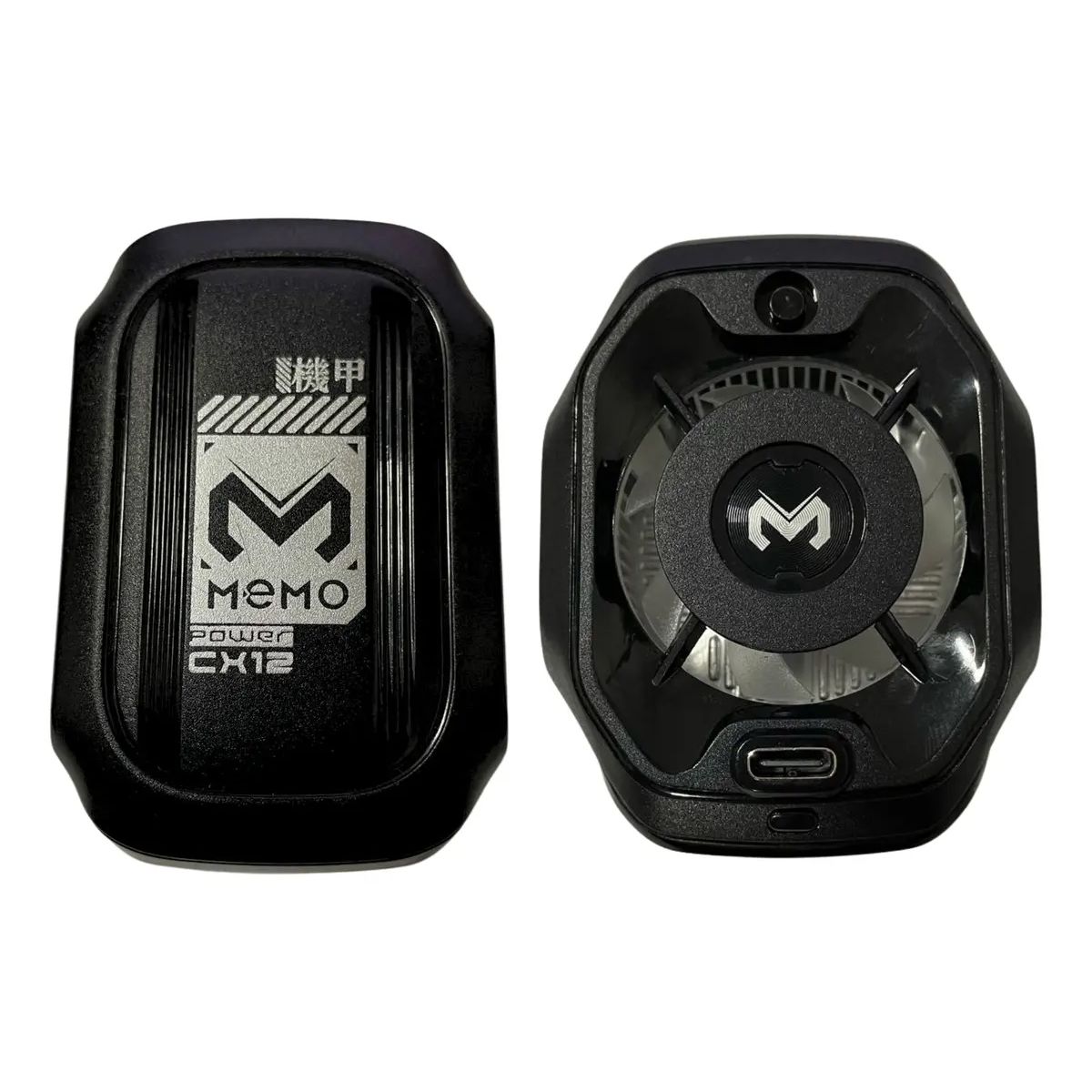 MEMO - Enfriador Celular Memo CX12 Negro con Batería Externa USB-C 5V 5000rpm