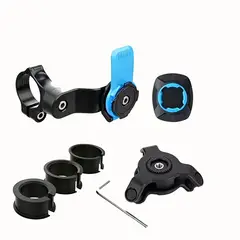 MOONCORE - Soporte Celular Para Moto Con Antivibración Y Kit De Montaje
