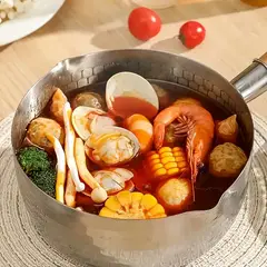 GENERICO - Set de 1 Pieza Olla de Acero Inoxidable 18cm