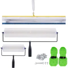 KUANGYE - Kit De Herramientas Pintura Pisos Rodillo 28mm Zapato De Cla