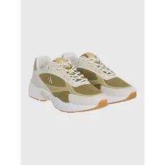 CALVIN KLEIN - Zapatillas Retro de Malla Multicolor