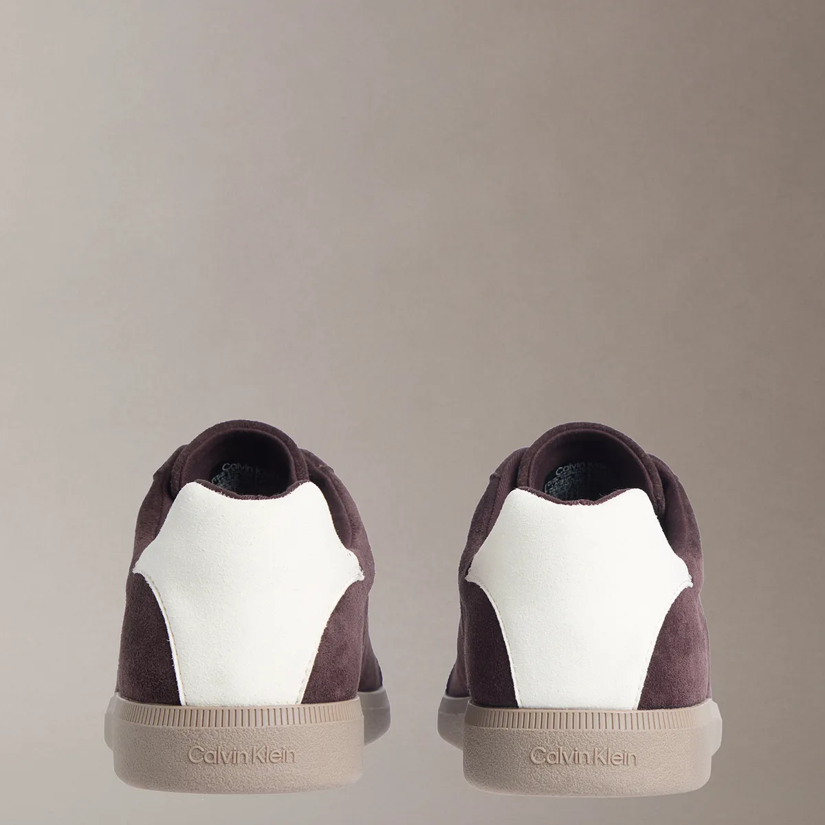 CALVIN KLEIN - Zapatillas con Textura de Gamuza Calvin Klein Burdeo